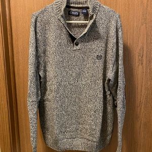 Chaps 1/4 Button Sweater